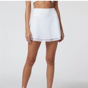 Vuori White Hot Mesh Skirt Small